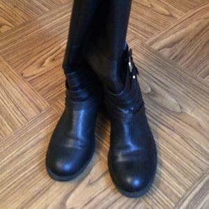 Black riding boots