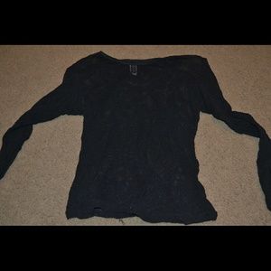 Black Monsters / Hot Topic fishnet top.