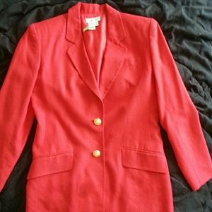 SOLD Talbots Vintage red blazer