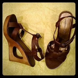 Funky chunky wedge heel