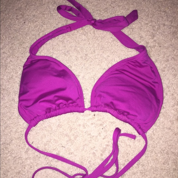 Purple Plum Victoria Secret halter bikini top