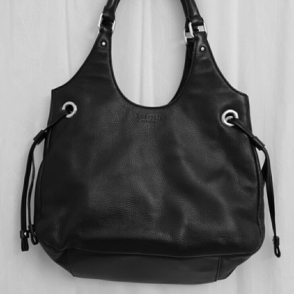 Kate spade black leather handbag