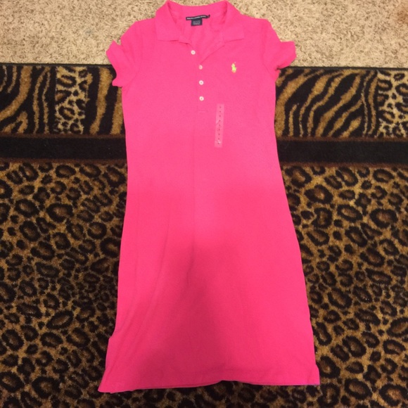 Ralph Lauren polo sport hot pink dress
