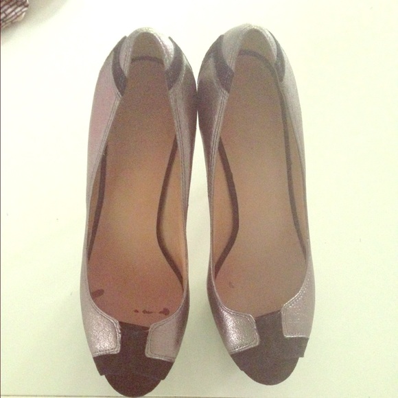 Spectacular LAMB peep toe stilettos