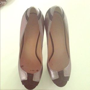 Spectacular LAMB peep toe stilettos