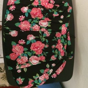 Wet seal floral skater skirt!