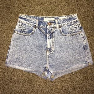 High waist shorts