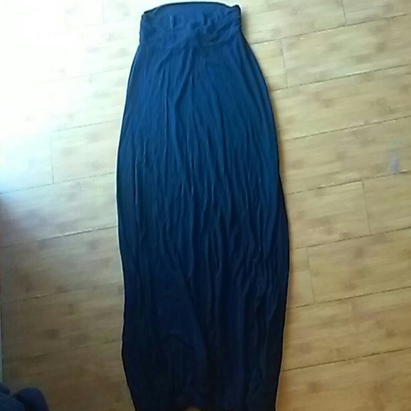 long black cotton skirt