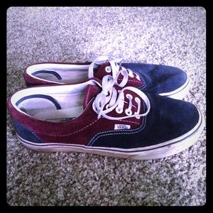 Red an blue era vans