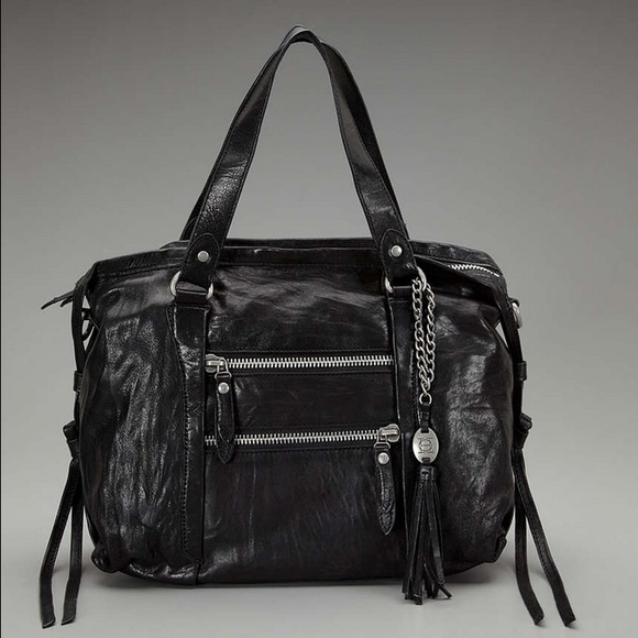 NWOT: Olivia Harris Leather Satchel