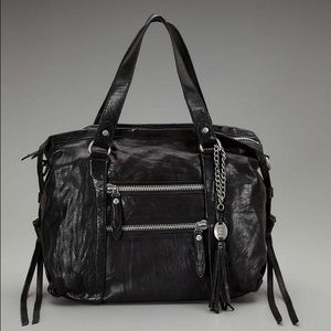 NWOT: Olivia Harris Leather Satchel