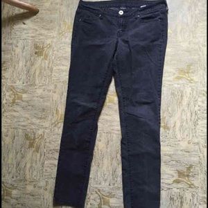 City street black skinny jeans