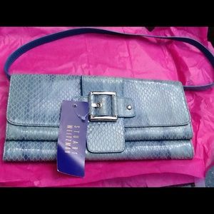 Stuart Weitzman  metal clutch Lance Serpent clutch