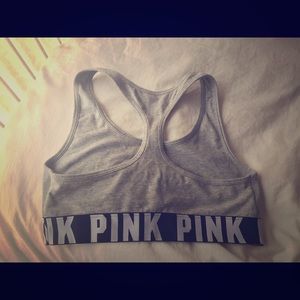 Victoria's Secret PINK Heather Grey Sports Bra