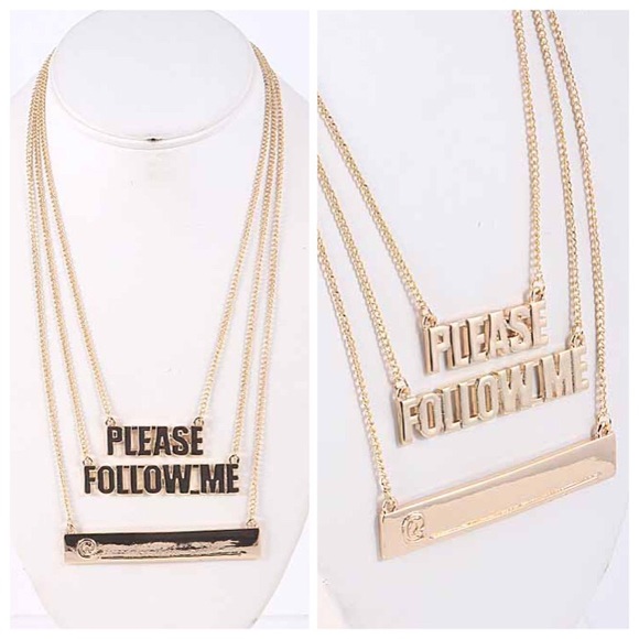 Jewelry - Was $16 Follow Me Three Layer Necklace