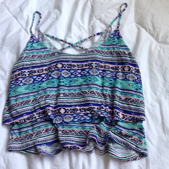 Tribal printed tank top
