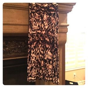 SOLD Patterned maxi skirt