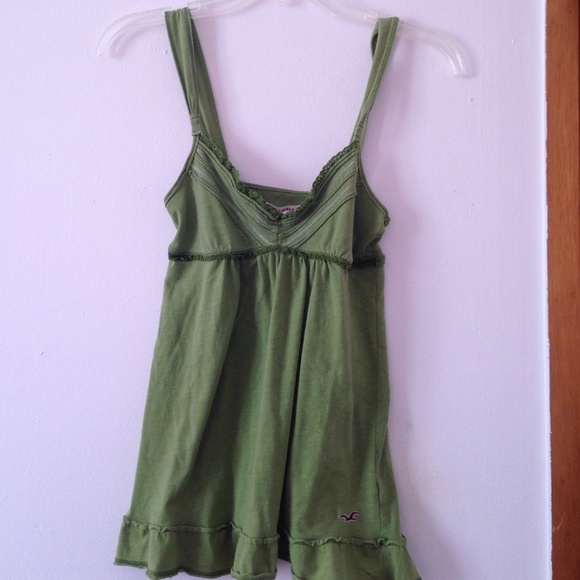 Green hollister top - Picture 1 of 1