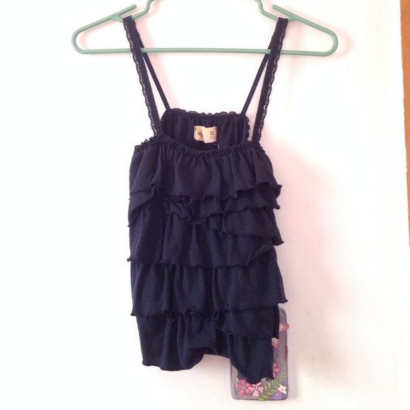 Navy blue hollister top