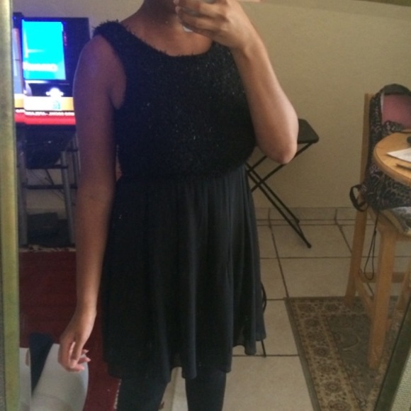 H&M black dress