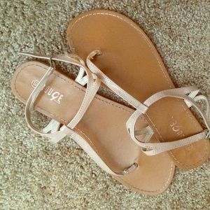 Tan sandals