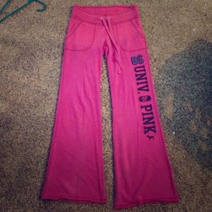 Pink lounge sweat pants