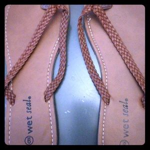 Wet Seal flip flops.
