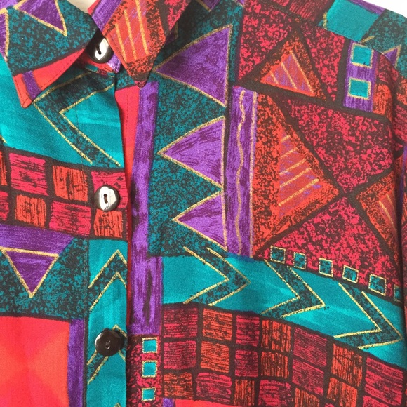 ❗️SOLD❗️Gorgeous Vintage Blouse 😍 - Picture 3 of 4