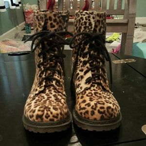 Leopard Boots