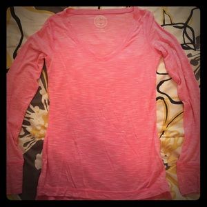Pink long sleeve shirt