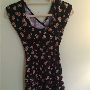 cutout mini dress