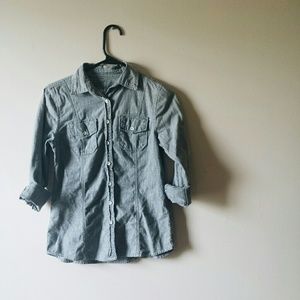 Gap Grey Denim Shirt