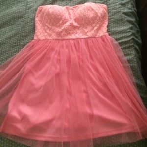 Pink prom dress