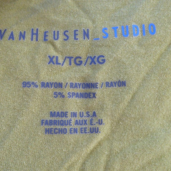 VANHEUSEN LIME GREEN TOP - Picture 3 of 3