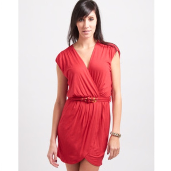 Urban Outfitters Dresses & Skirts - Urban Outfitters red dress with belt xs