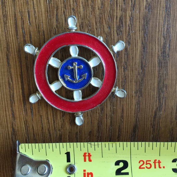 SOLD Vintage nautical sailor brooch - Picture 4 of 4