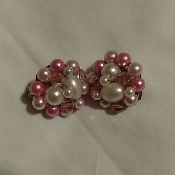 Clip on vintage earrings
