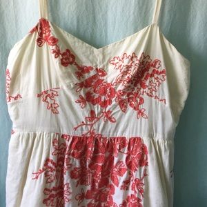 J Crew embroidered summer dress