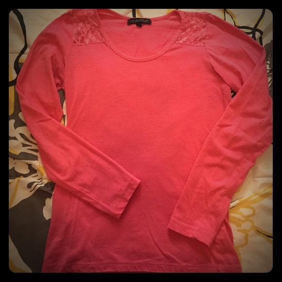 Pink long sleeve shirt