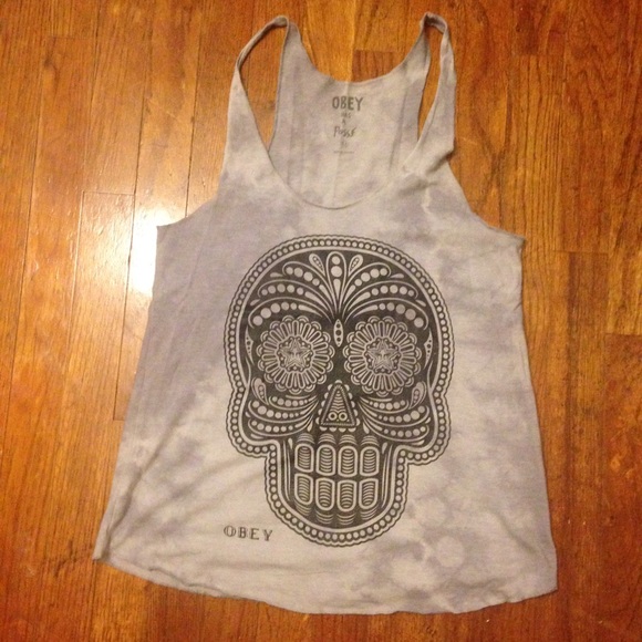 💀Obey sugar skull tank top💀