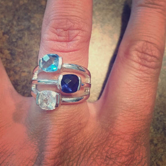 Lia Sophia Tri Color Ring
