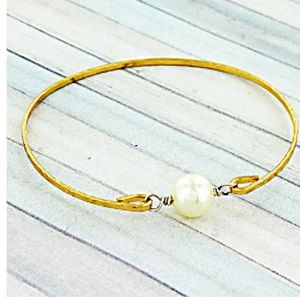 #287 Pearl Simple Bracelet