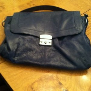 Rebecca Minkoff Navy Blue leather handbag