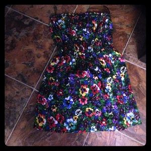 Flower printed dress