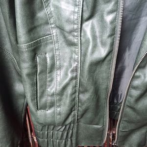 Jackets & Coats - Green faux leather jacket Jackets & Coats - Green faux leather jacket