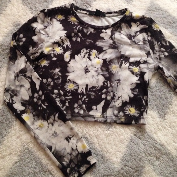 Flower crop top