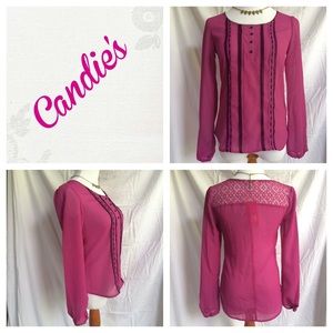 💟 Candie's Sheer Blouse