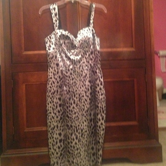 Leopard print dress