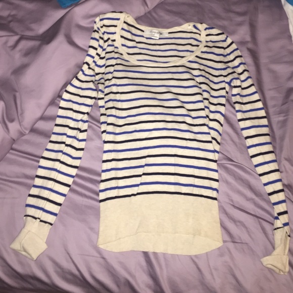 Striped long sleeve shirt
