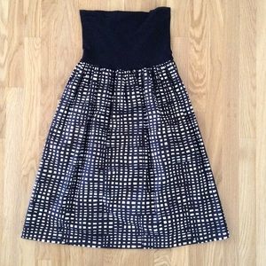 Theory strapless dress